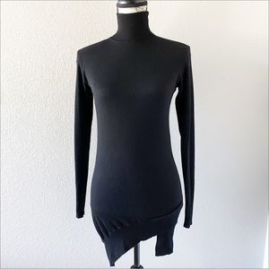 MAGASCHONI 100% Wool Turtleneck Sweater Black Size XS